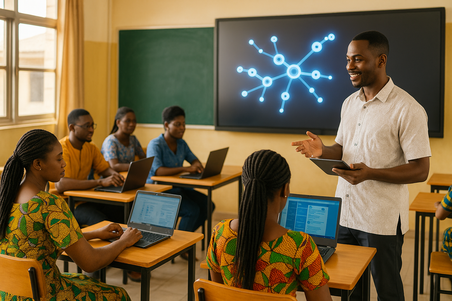 Modern class in Ghana